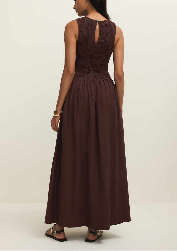 Juniper Maxi Dress - Chocolate Cherry