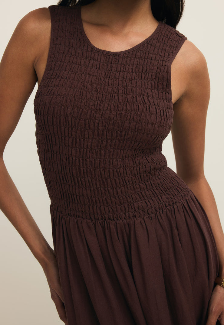 Juniper Maxi Dress - Chocolate Cherry