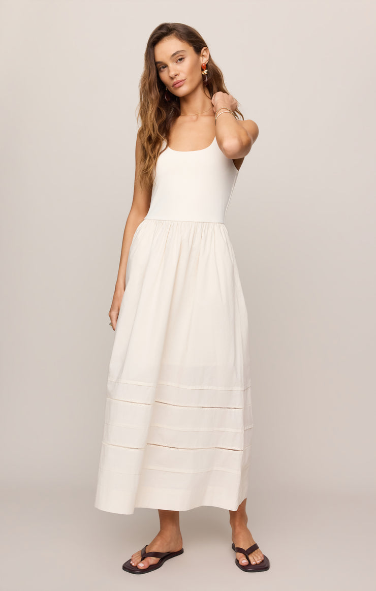 Johanna Midi Dress - Cloud