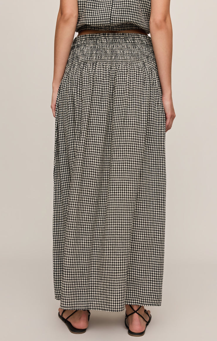 Brooke Gingham Maxi Skirt