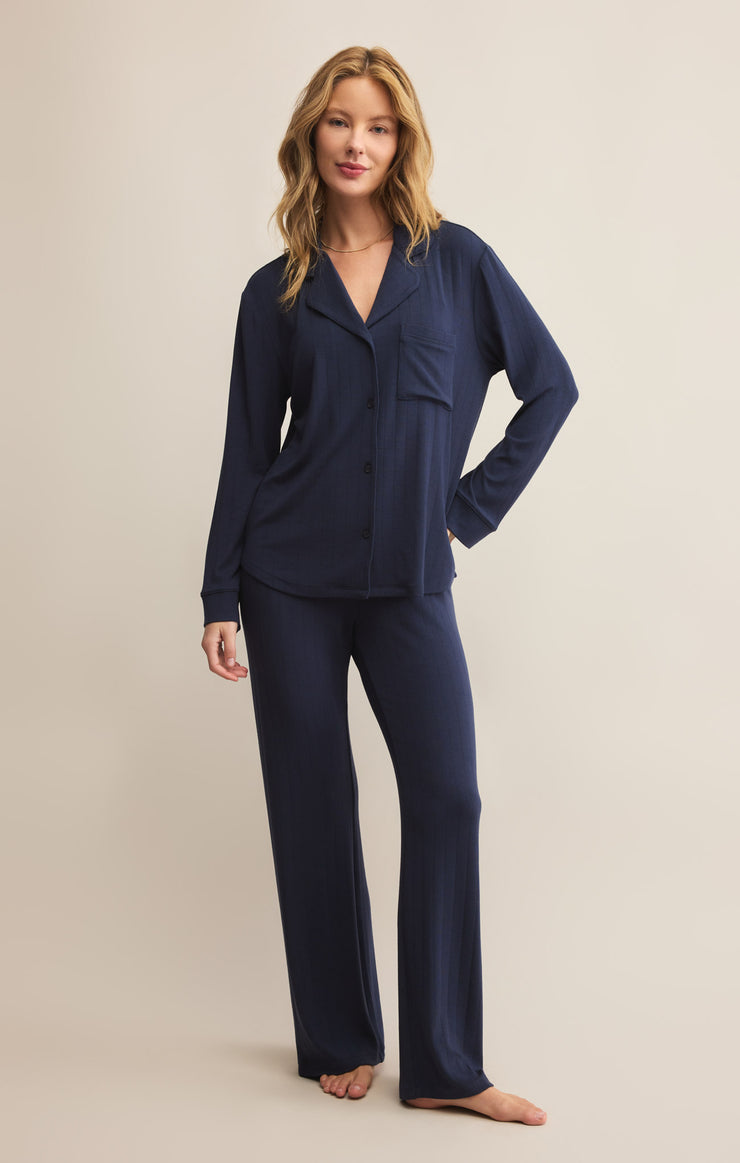 Classique Rib Top - Eclipse