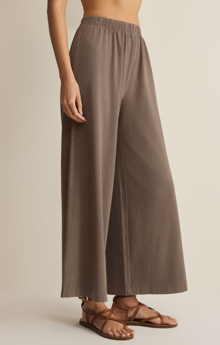 Scout Jersey Crop Flare Pant - Perfectly Taupe