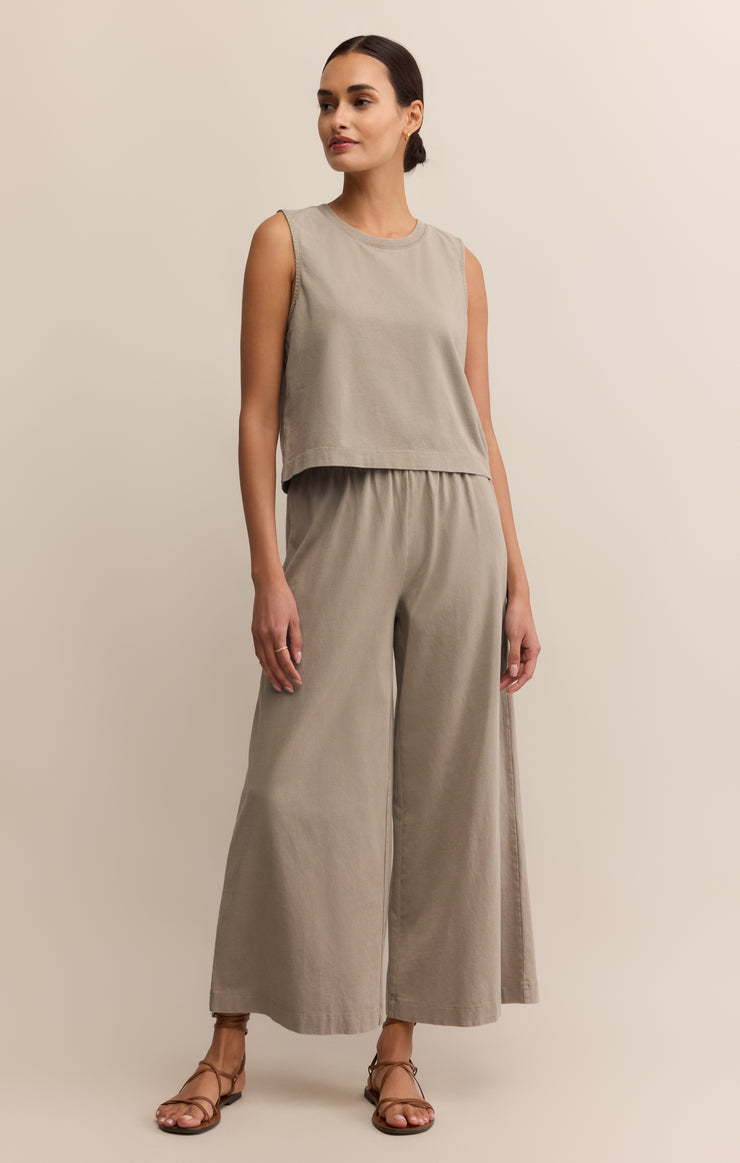 Scout Jersey Crop Flare Pant - Retreat
