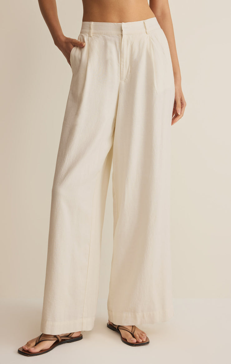 Overlook Linen Pant - Cloud