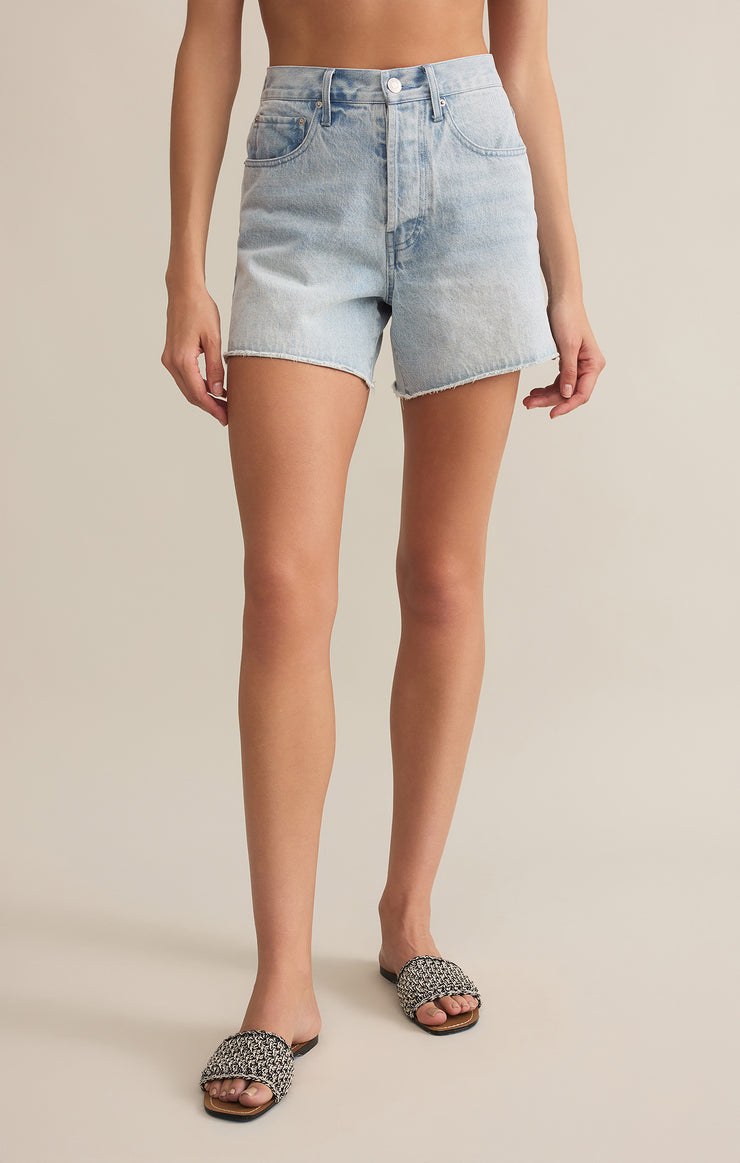 Everyday Hi-Rise Denim Short - Faded Indigo