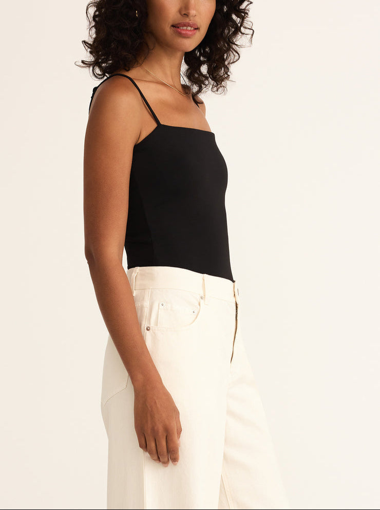Lane Luxe Smooth Bodysuit - Black