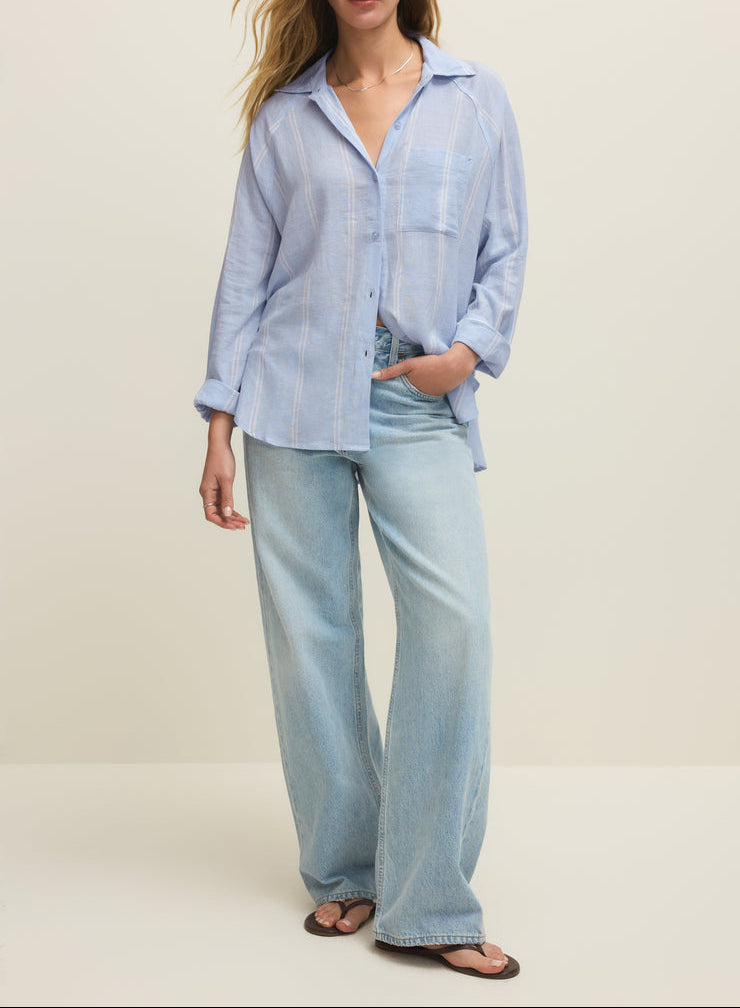 The Perfect Line Top - Blue Light