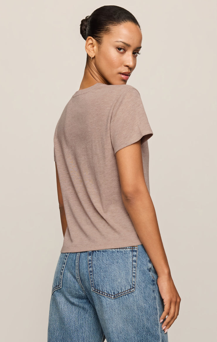 Tourist Tee - Heather Ash