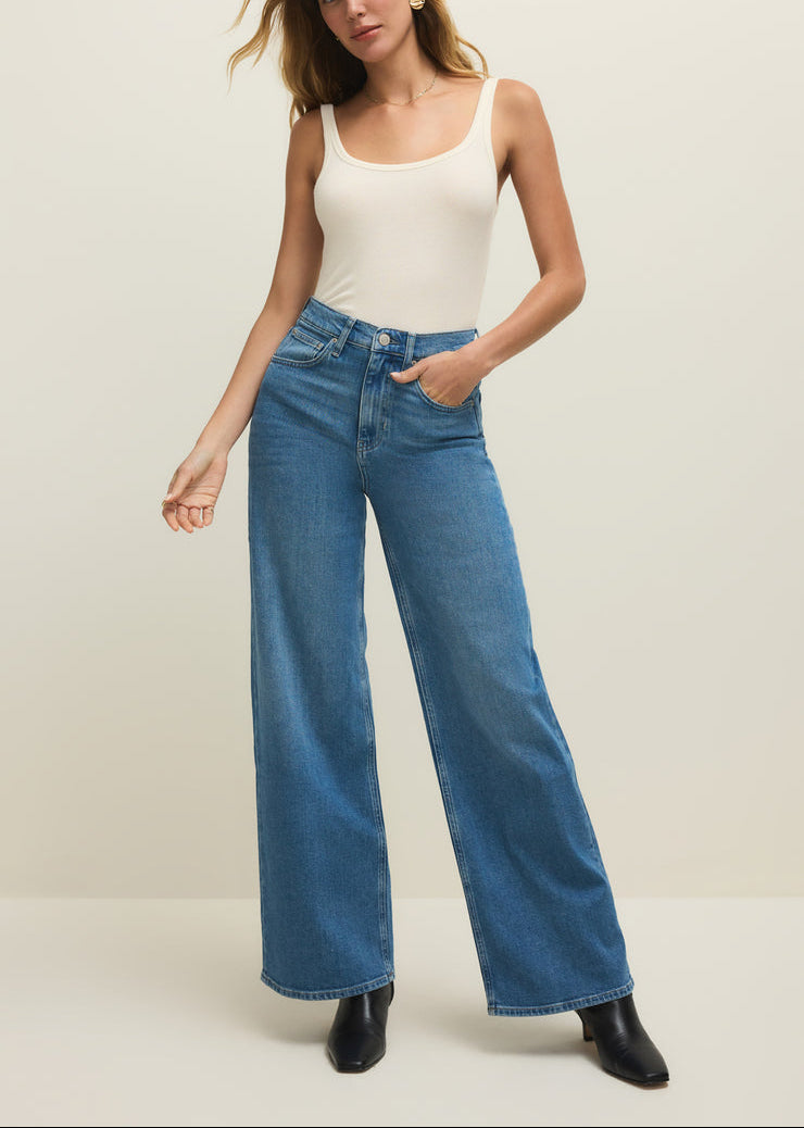 Renae Slub Rib Tank - Cloud