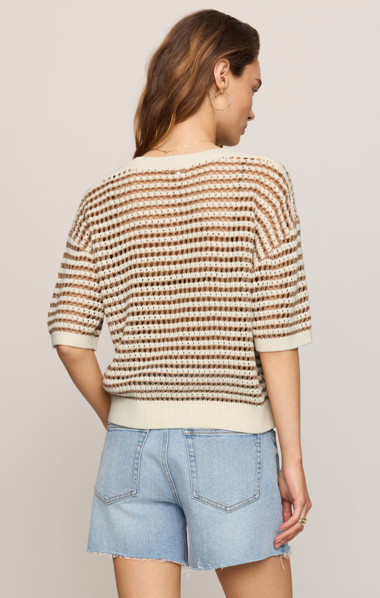 Kylo Striped Sweater - Taro