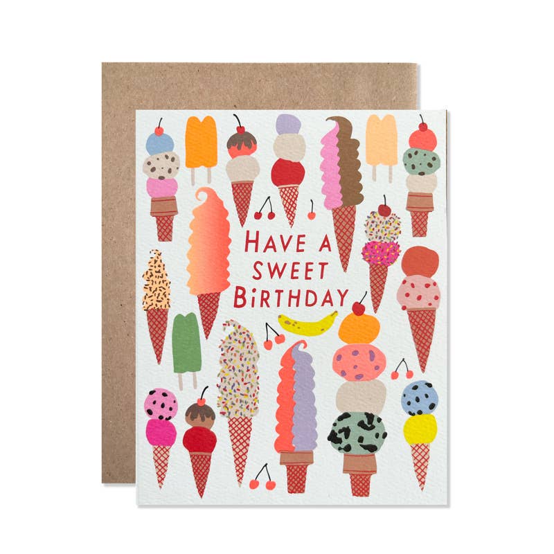 Sweet Birthday Ice Cream