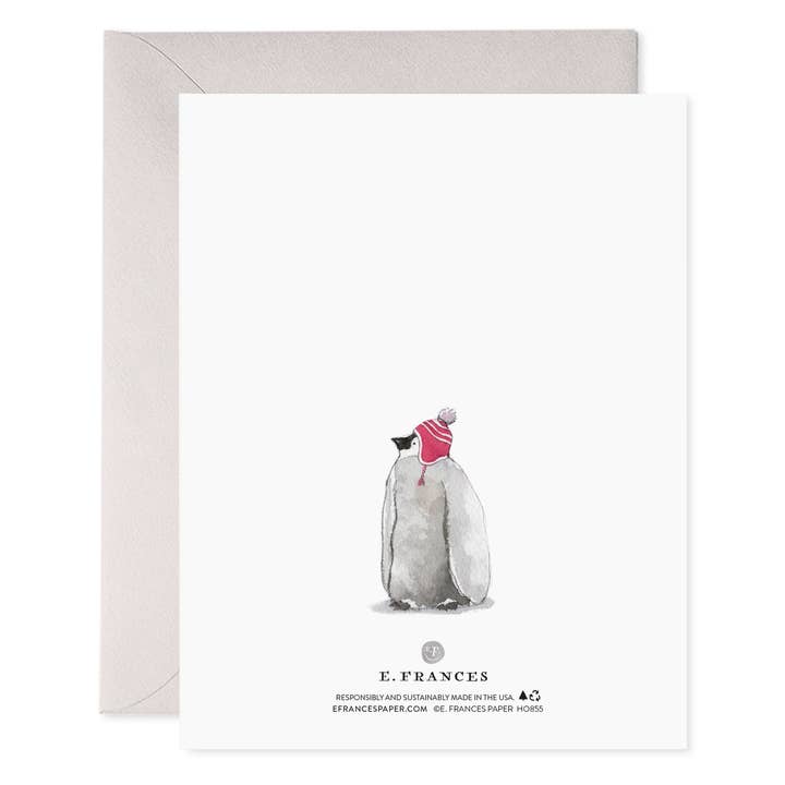 Cozy Penguins Holiday Card
