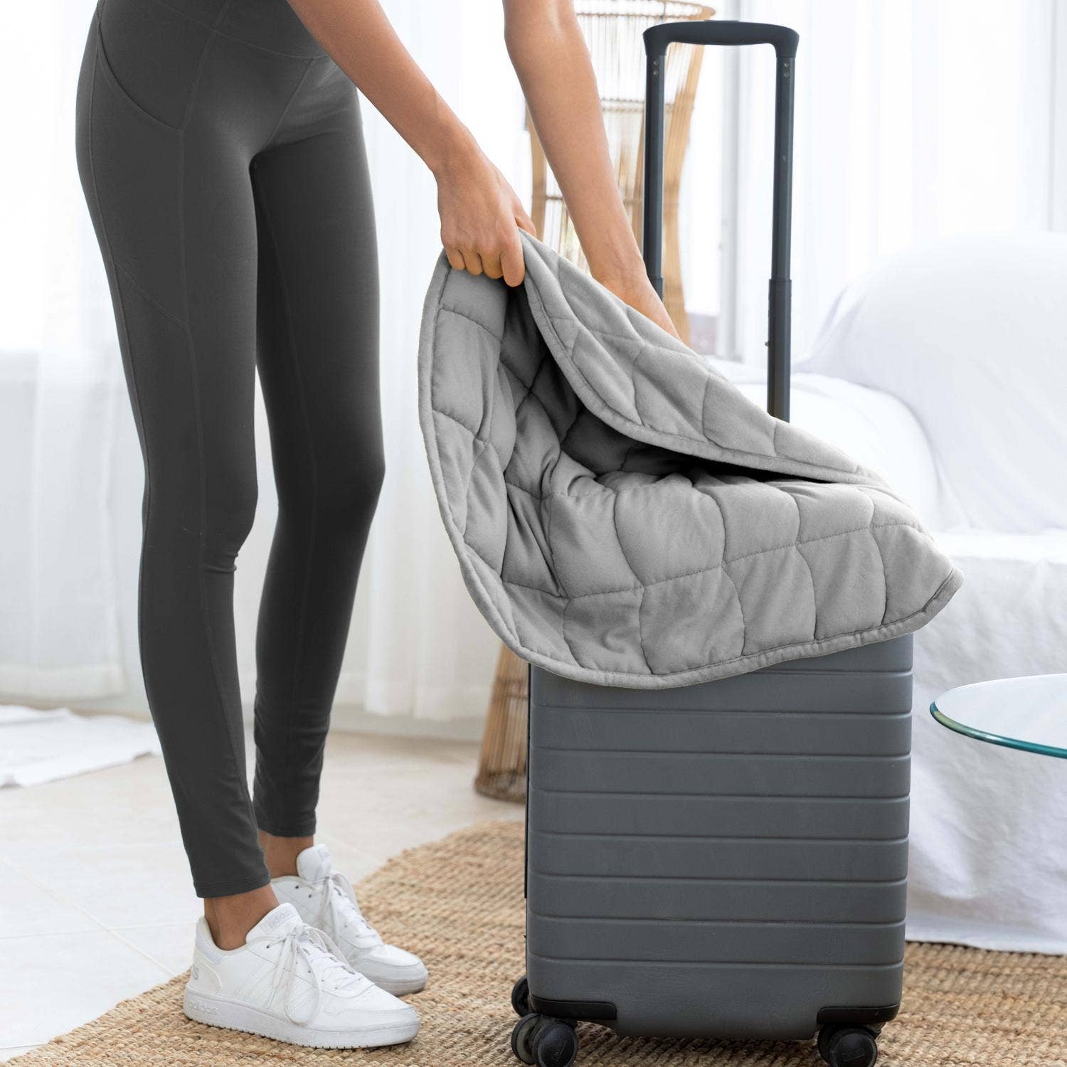 Elephant Gray Nodpod Body Weighted Blanket