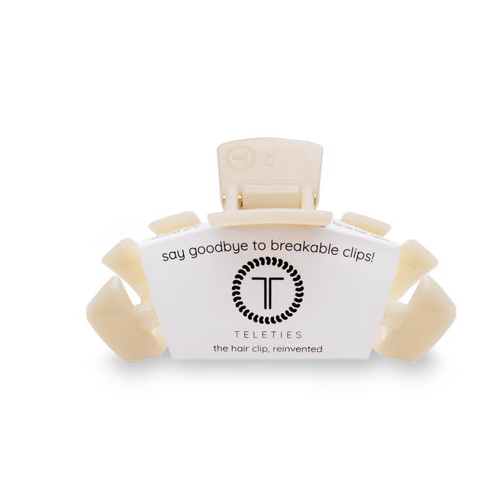 Almond Beige Teleties Hair Clip