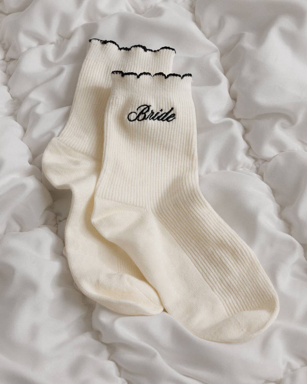 Bride Ruffle Socks