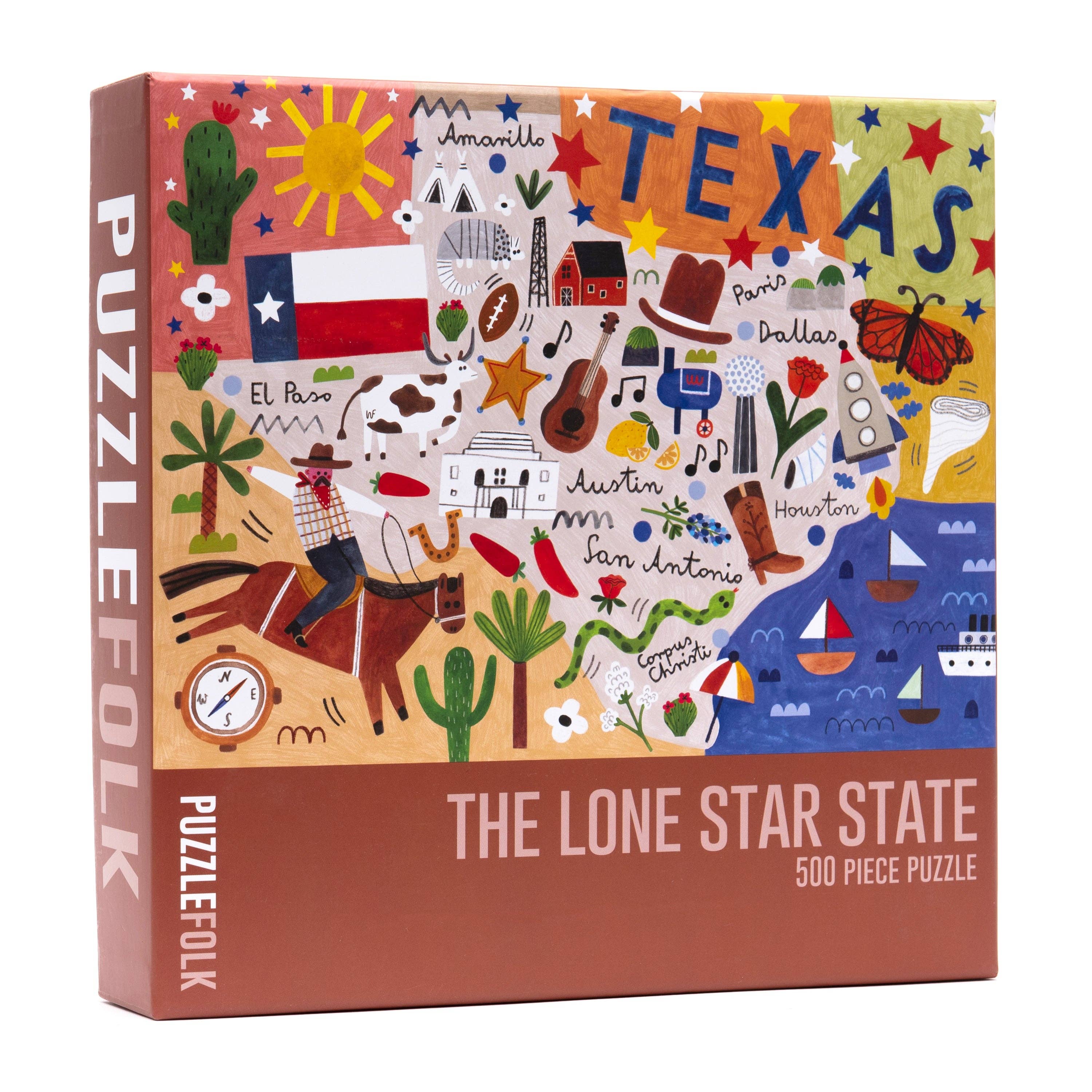 The Lone Star State 500 Piece Puzzle
