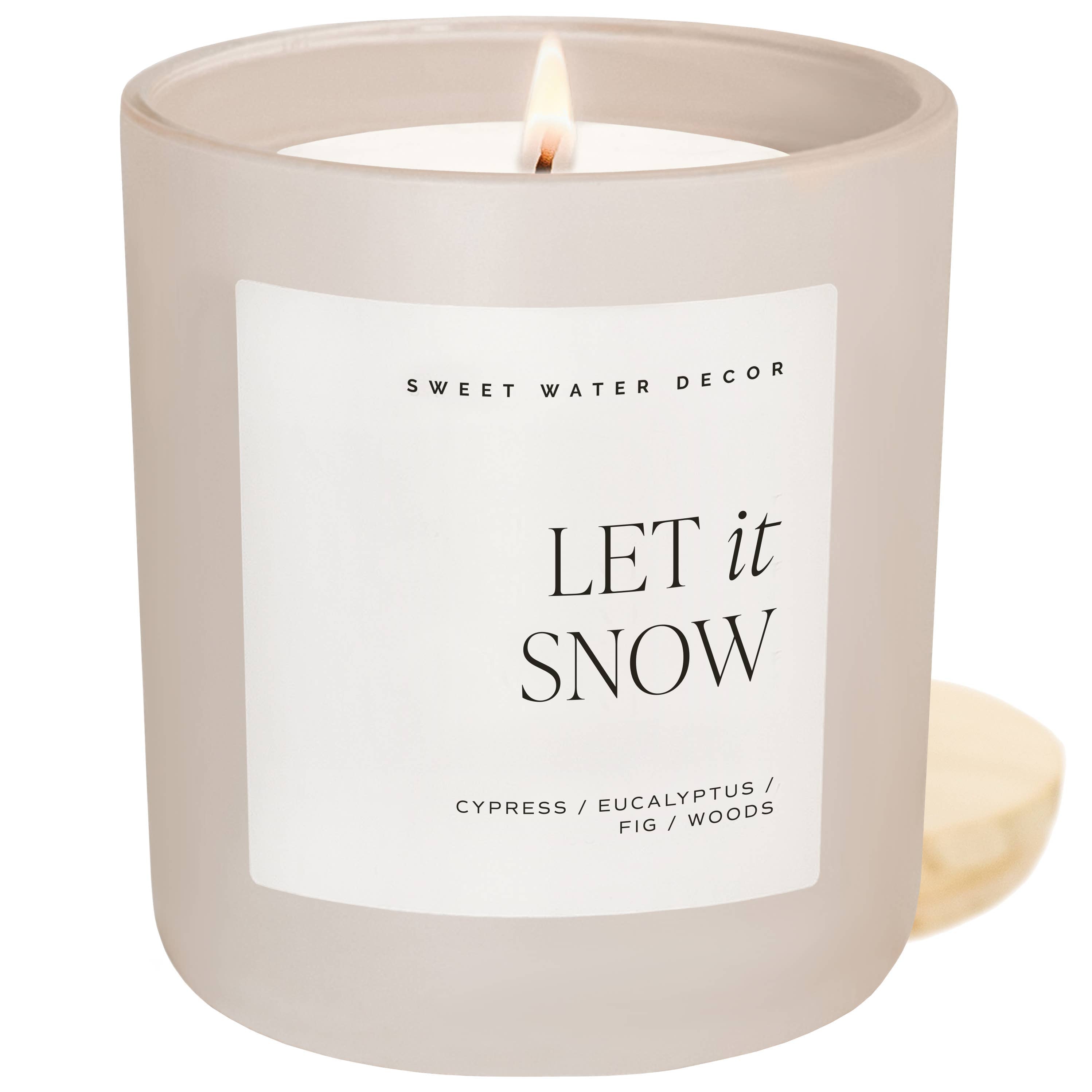 Let It Snow Soy Candle