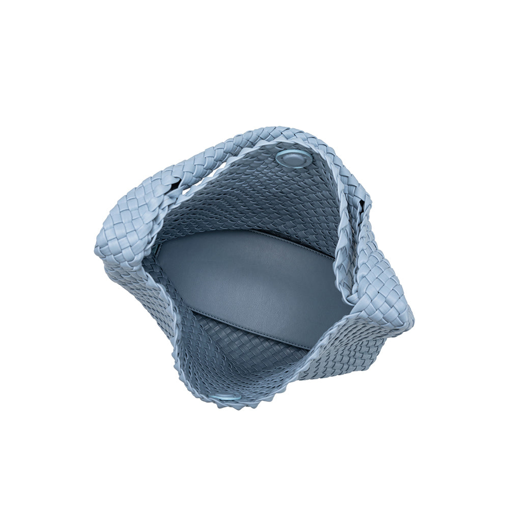 Johanna Large Vegan Shoulder Bag - Blue