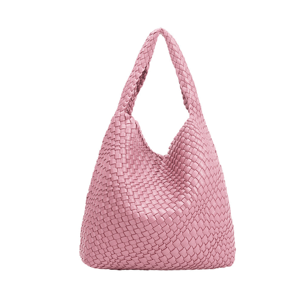 Johanna Large Vegan Shoulder Bag - Orchid