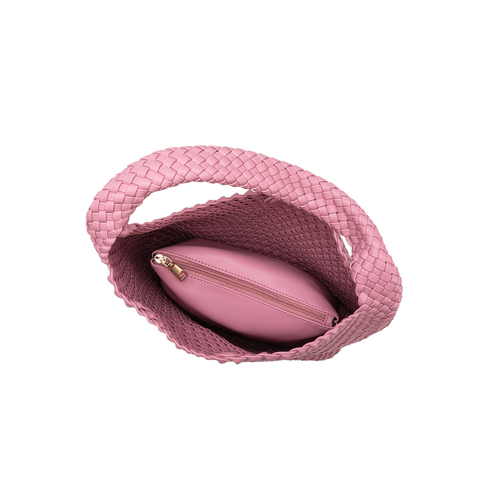 Johanna Large Vegan Shoulder Bag - Orchid