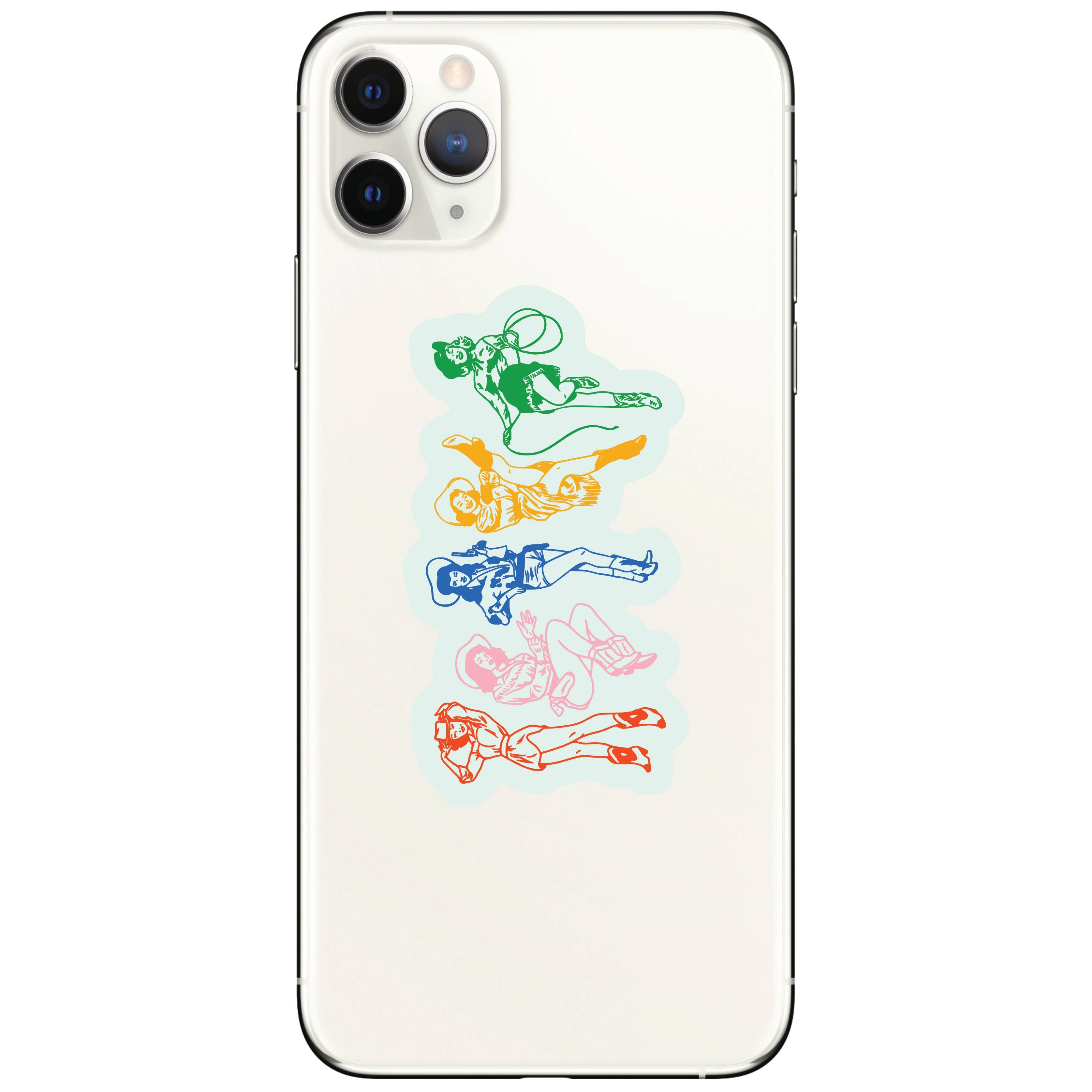Colorful Cowgirls Sticker