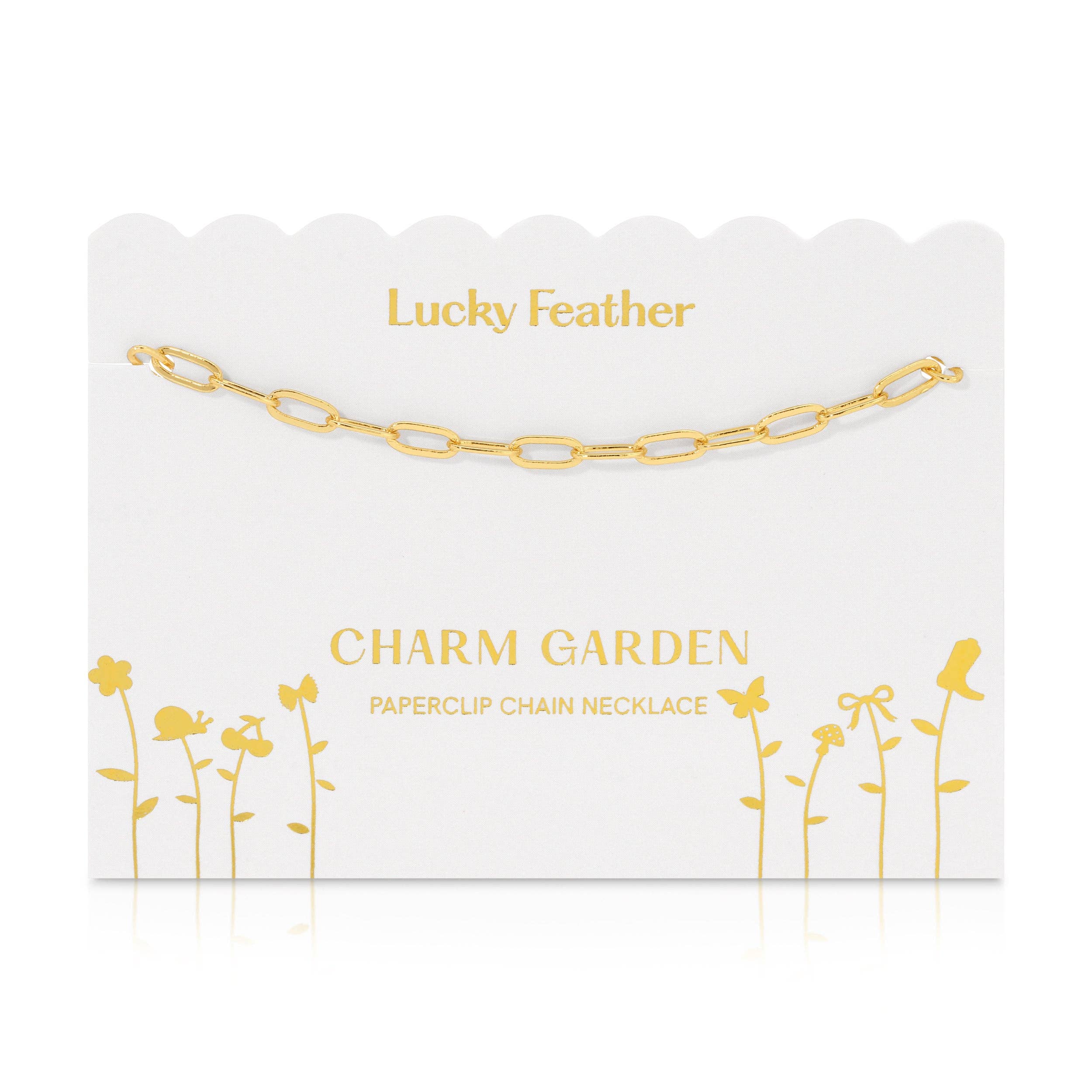 Charm Garden Paperclip Necklace Chain