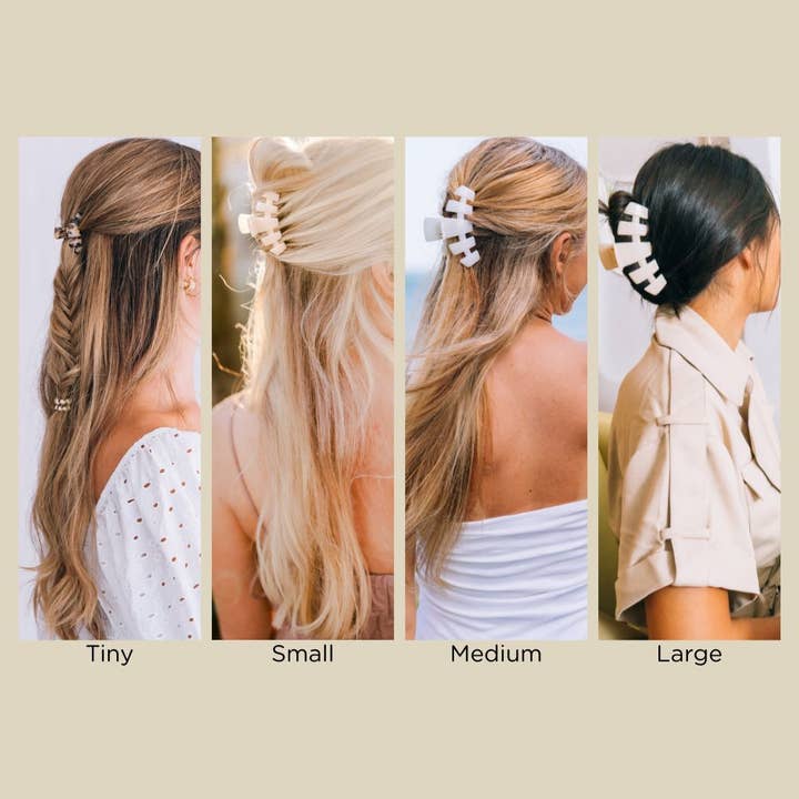 Almond Beige Teleties Hair Clip