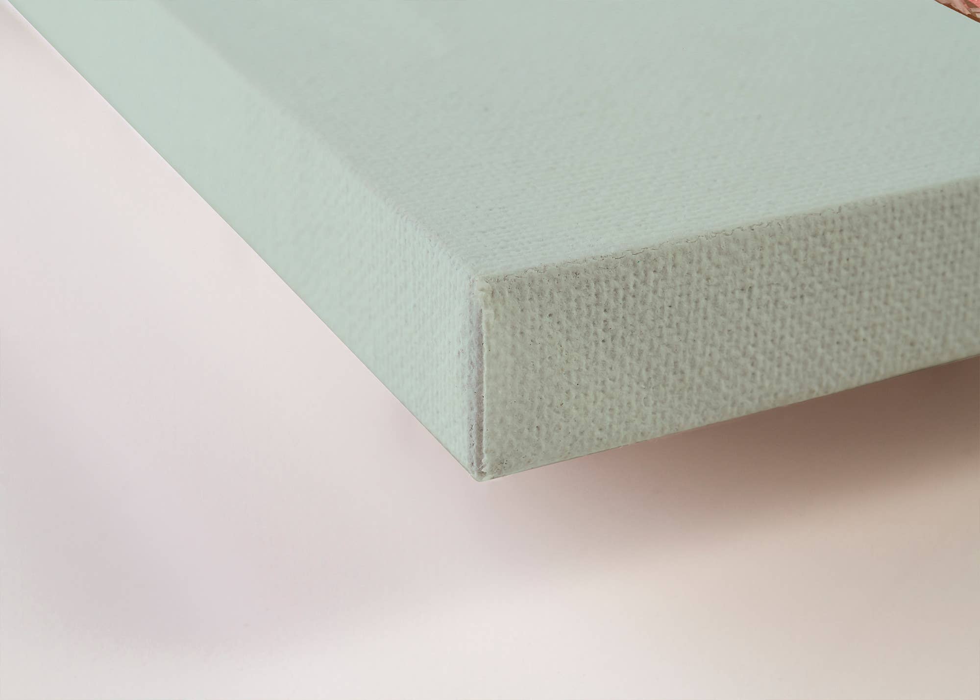 Vintage Ornaments Stretched Canvas - Light Mint