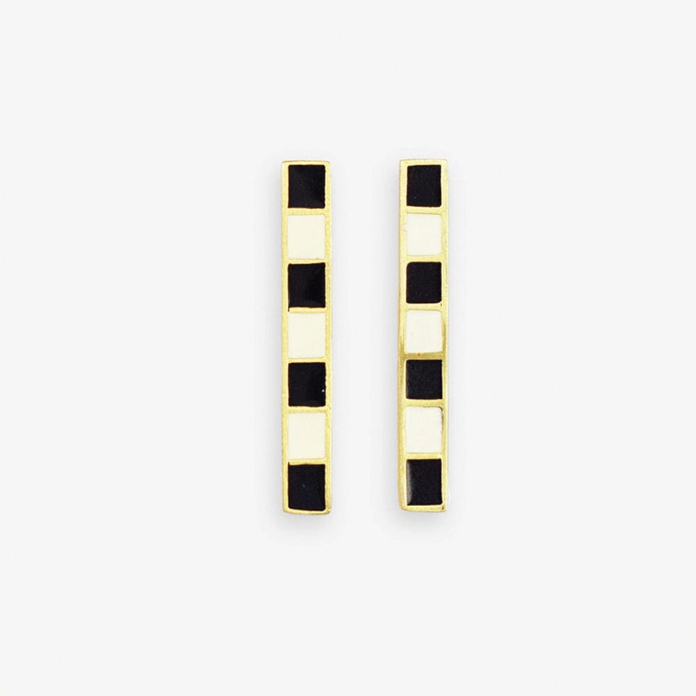 Adele Bar Colorblock Earrings