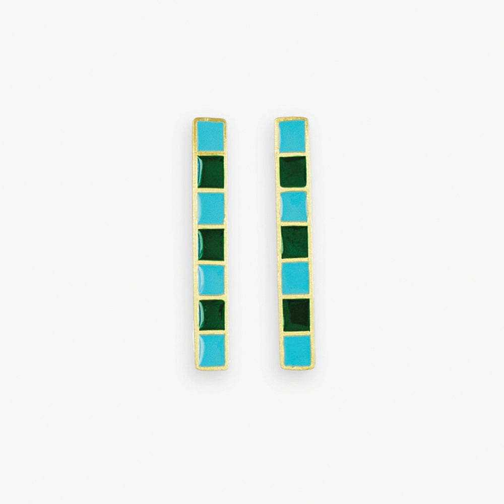 Adele Bar Colorblock Earrings