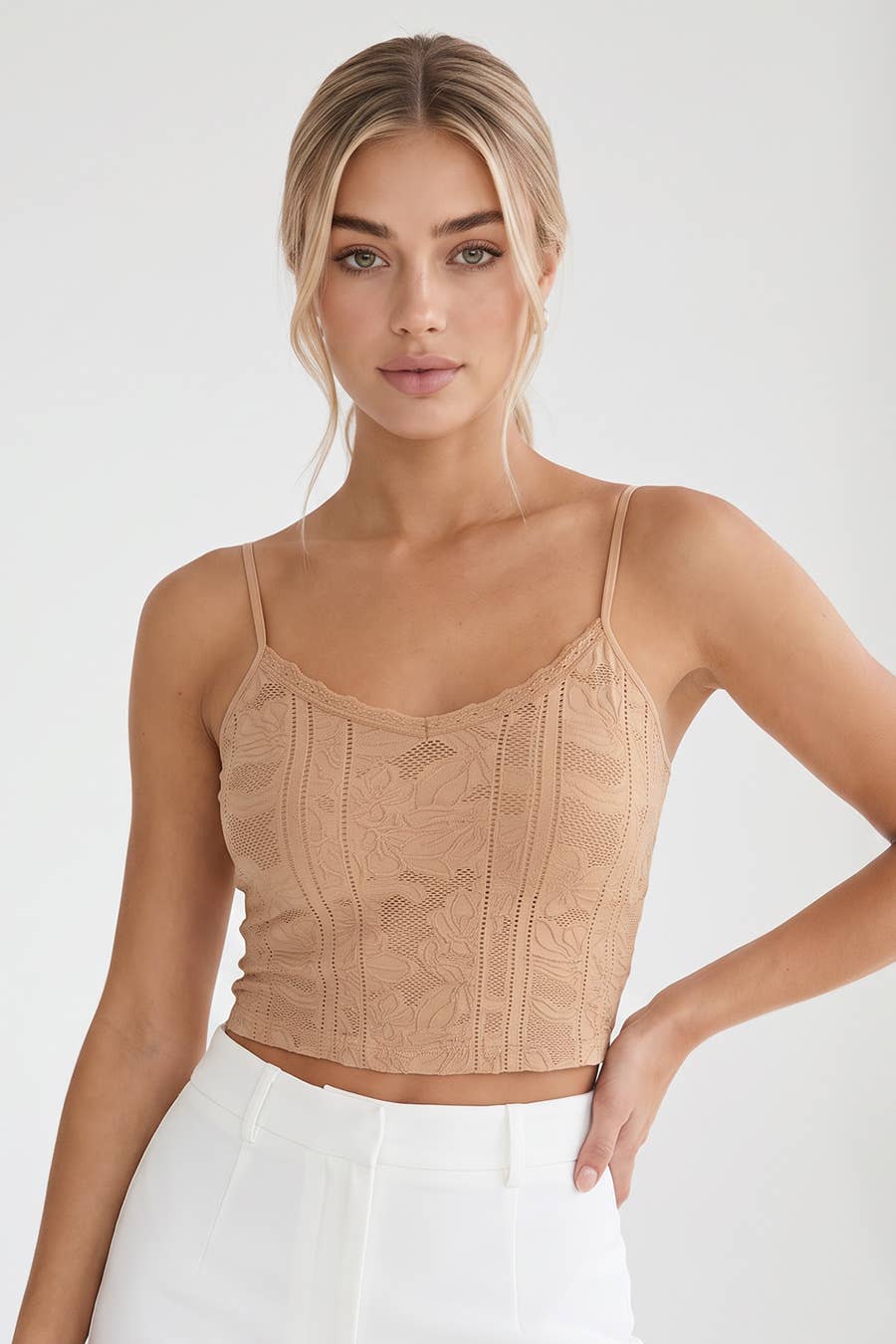 Double Lace Trim Cami