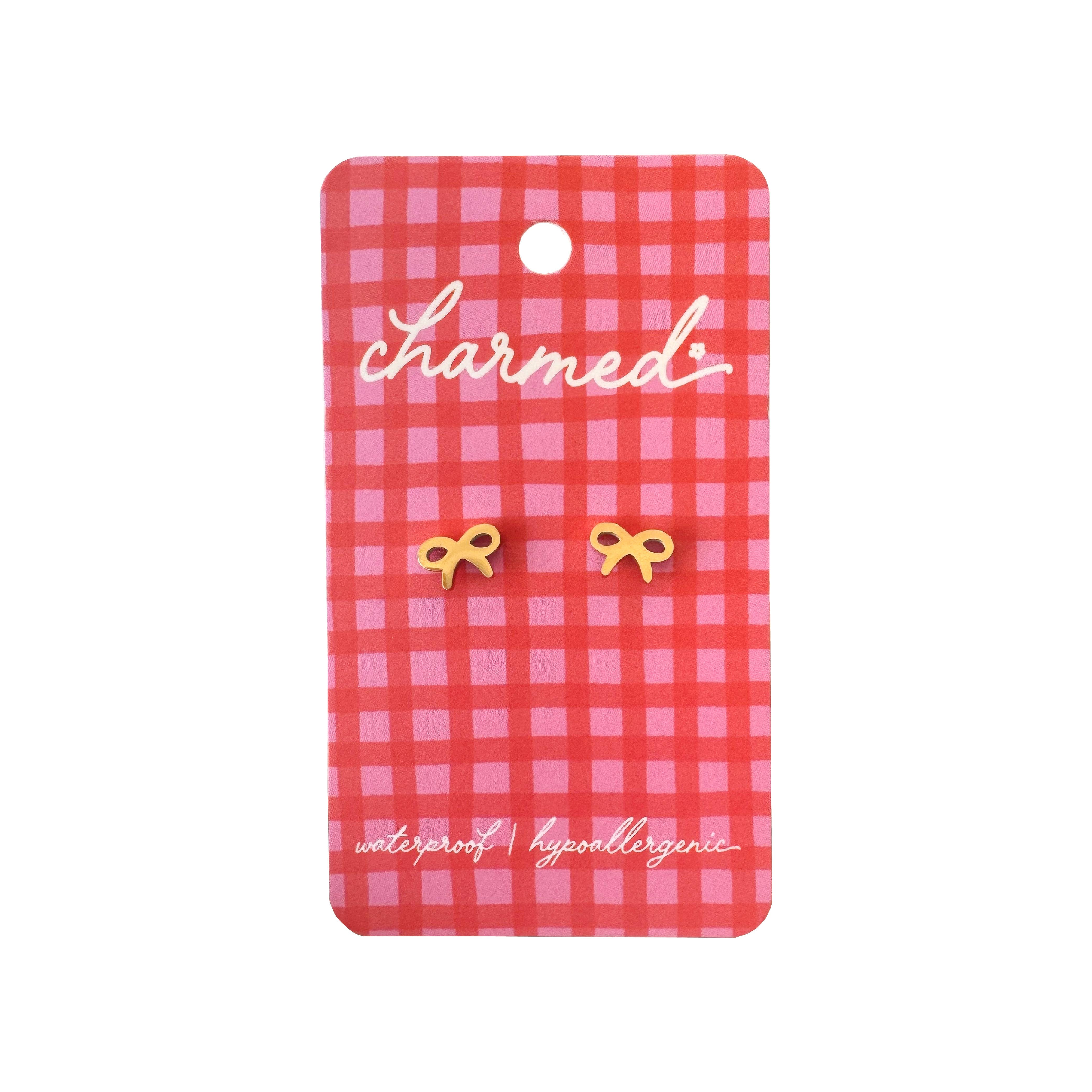 Bows Screw-Back Earrings