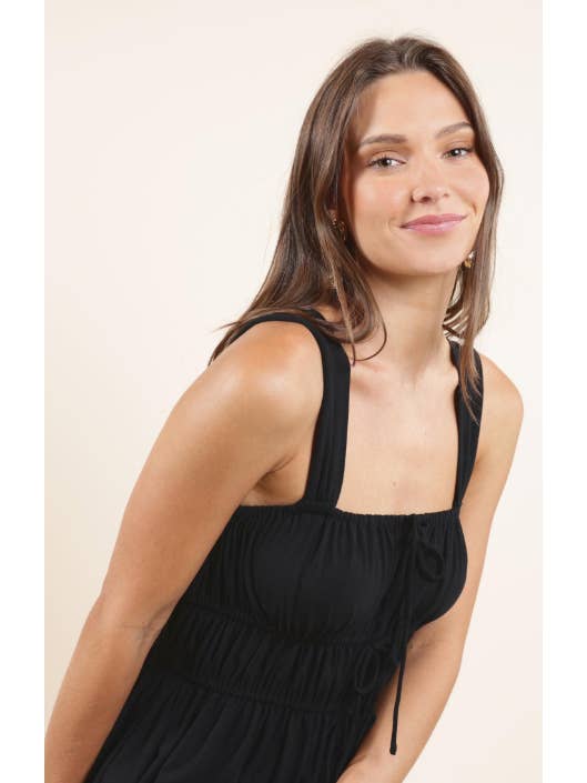 On My Mind Mini Dress - Black