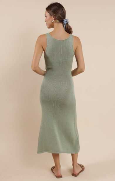 The Breeze Open Knit Sweater Dress