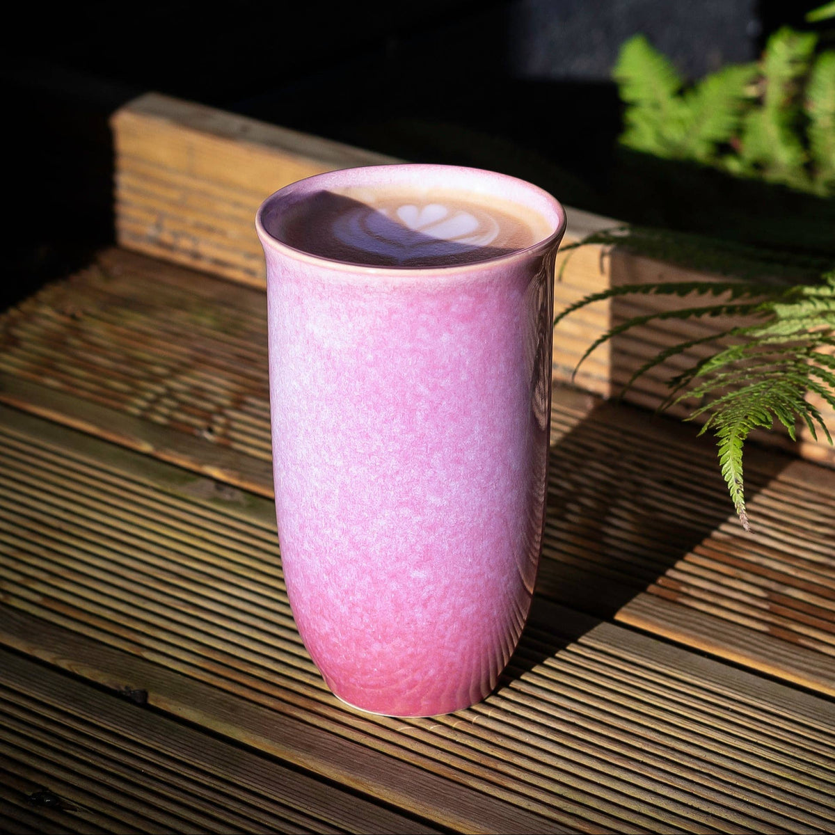 Astral Bloom Ceramic Travel Mug – 16 oz