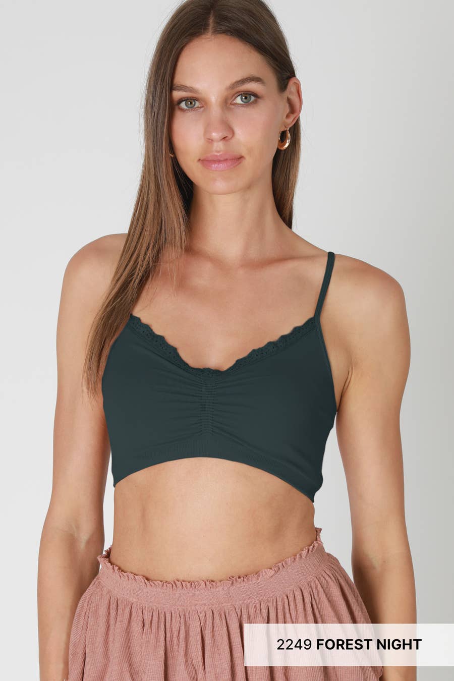 V Neck Lace Bralette