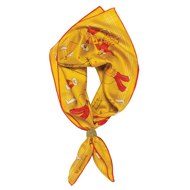 Buck Up Buckaroo Silk Scarf