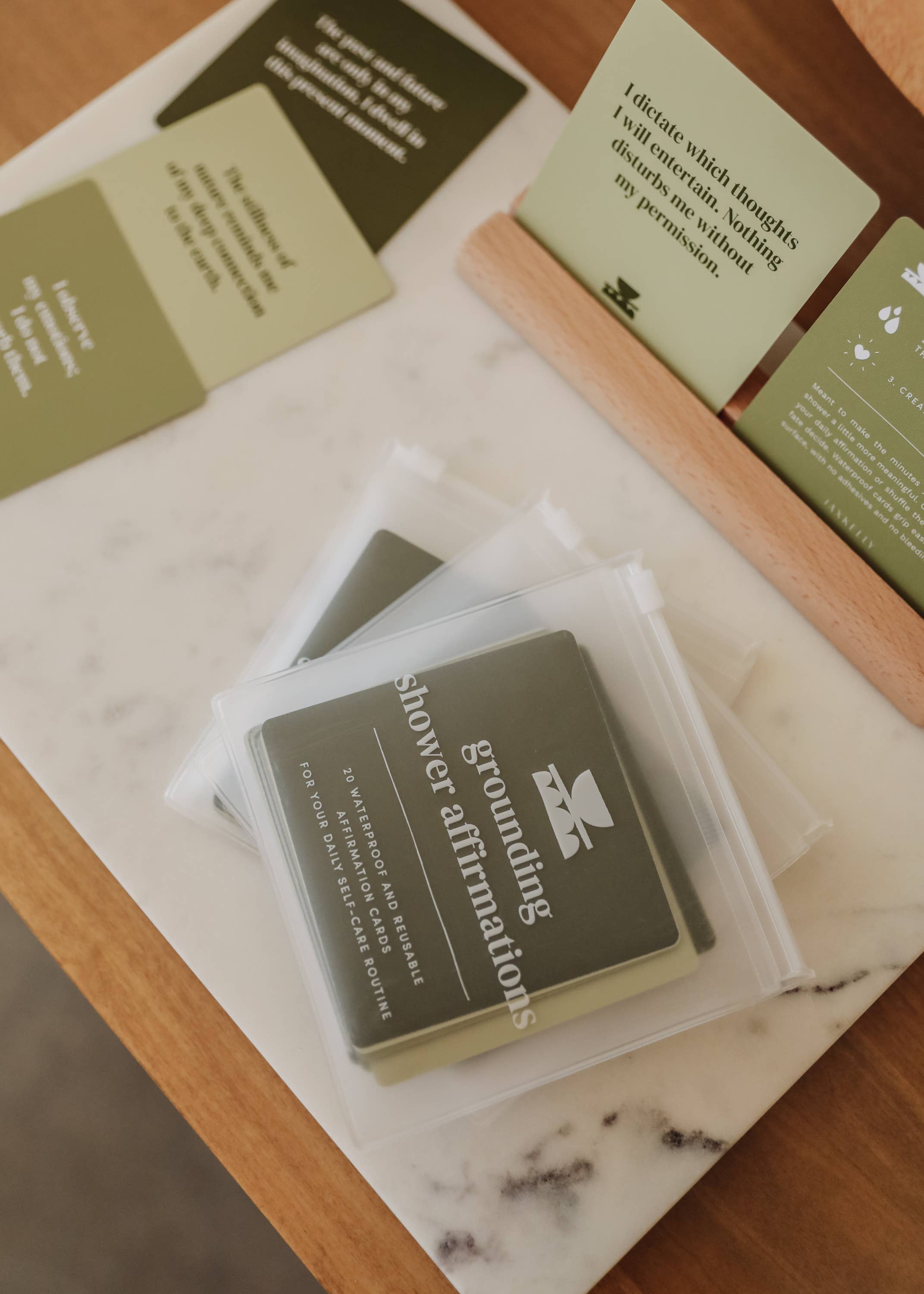 Grounding Shower Affirmation™ Cards