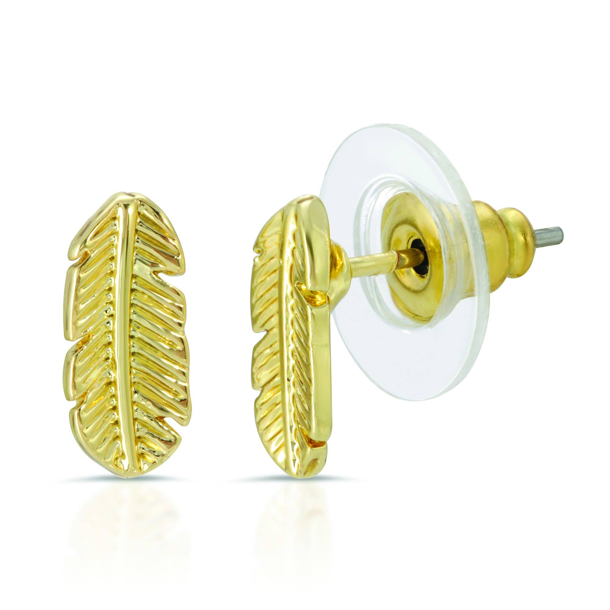 Natural Beauty New Moon Gold Earrings