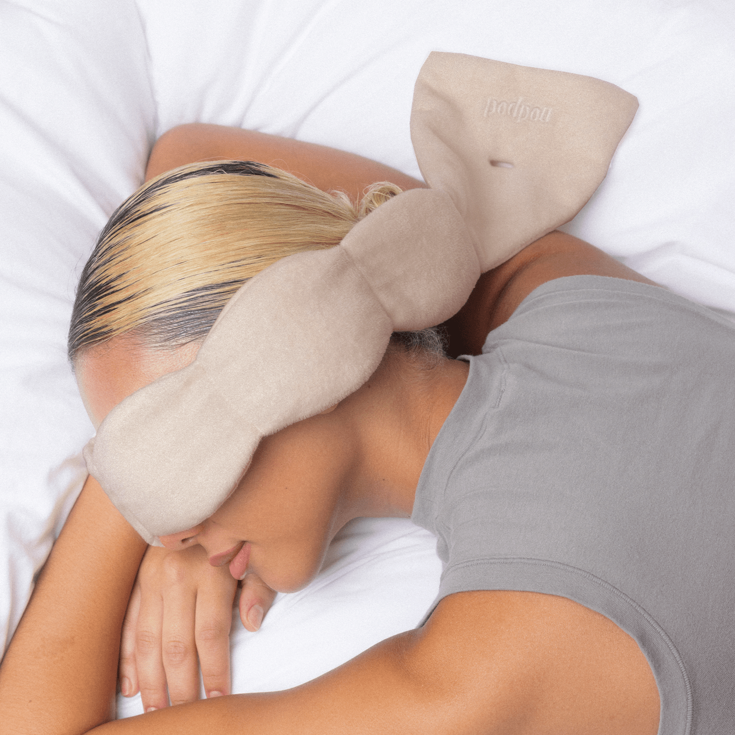 Latte Weighted Sleep Mask