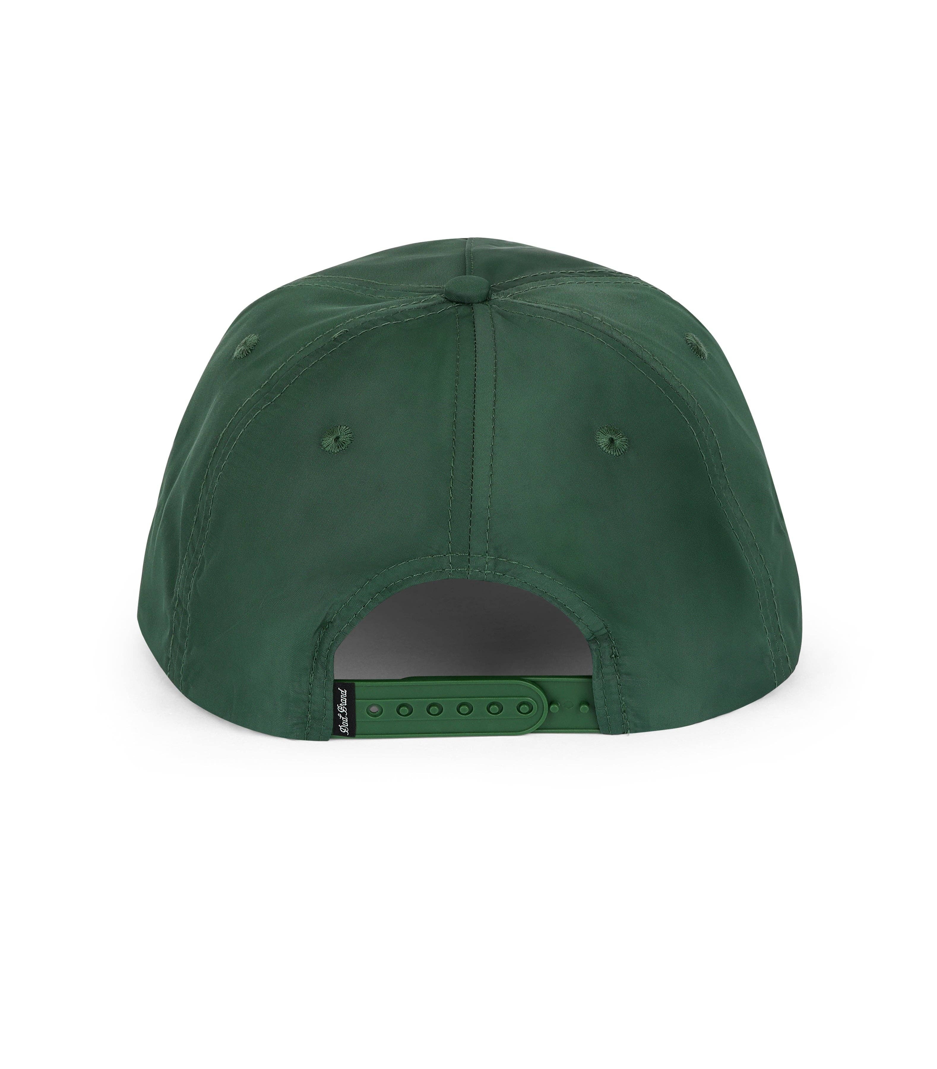 Dad Puff Rope Hat - Green 5-Panel Snapback