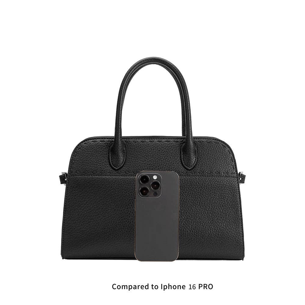 Marlo Black Recycled Vegan Crossbody Bag