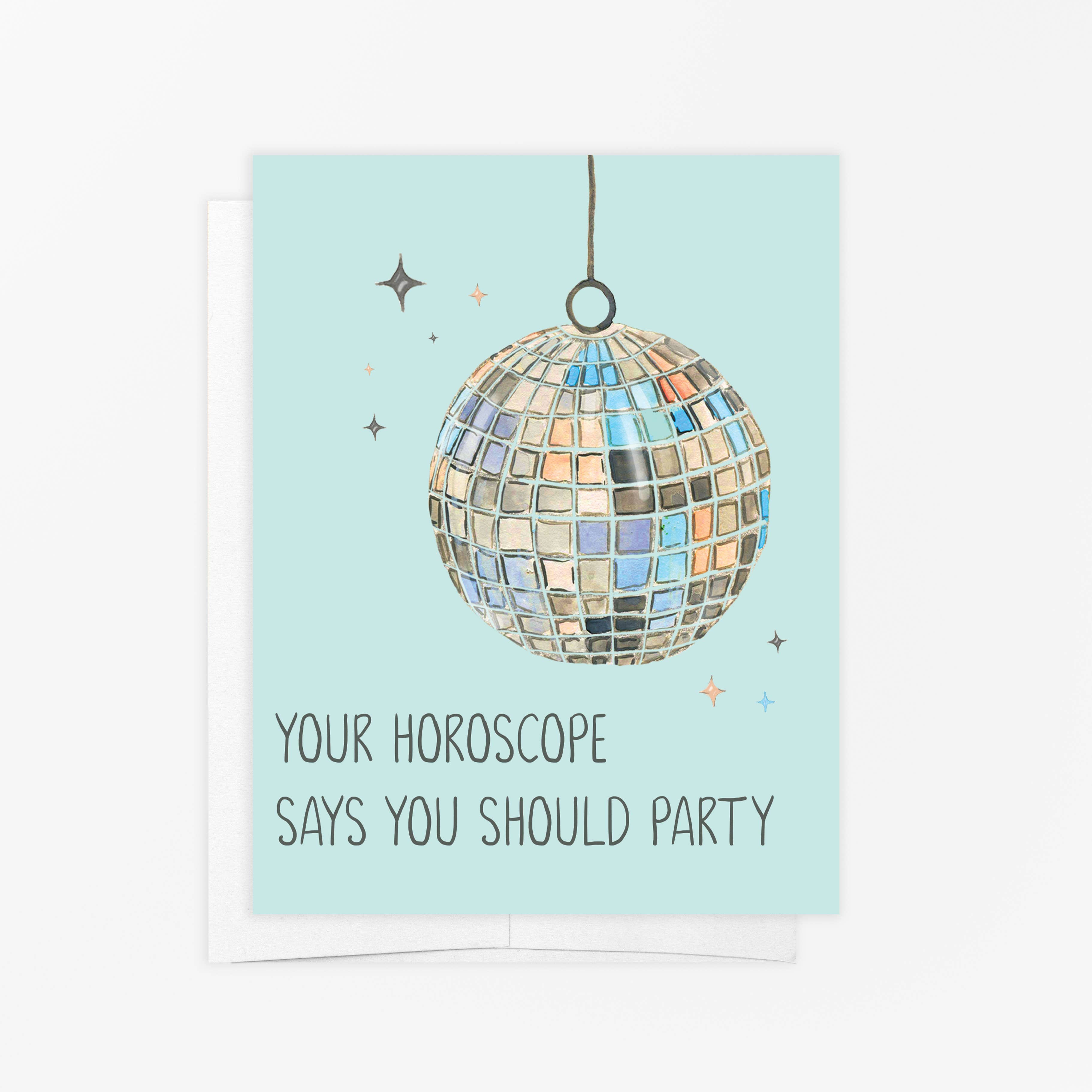 Horoscope Party Greeting Card