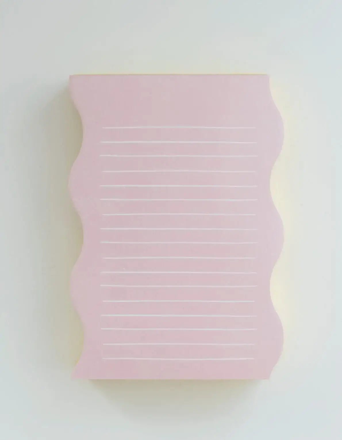 Pink + Yellow Wavy Notepad