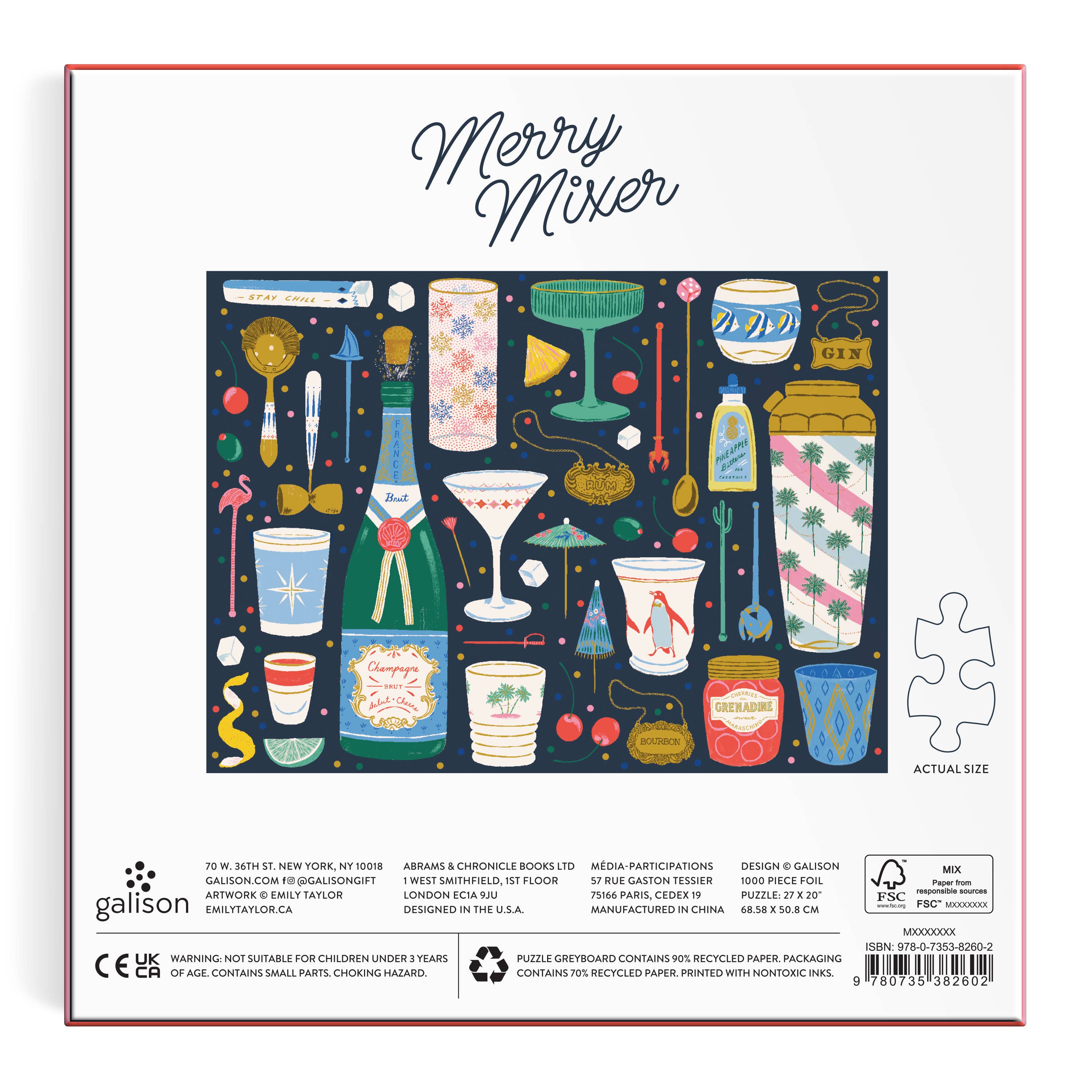 Merry Mixer 1000 Piece Foil Puzzle