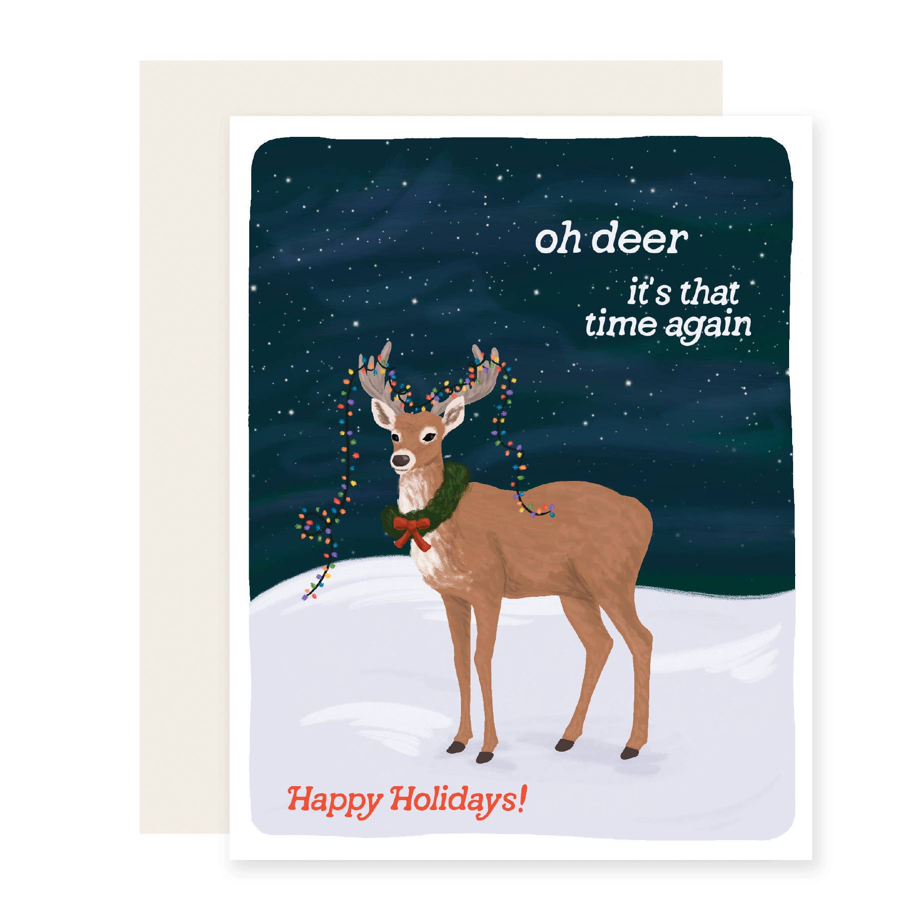 Oh Deer Holiday Card