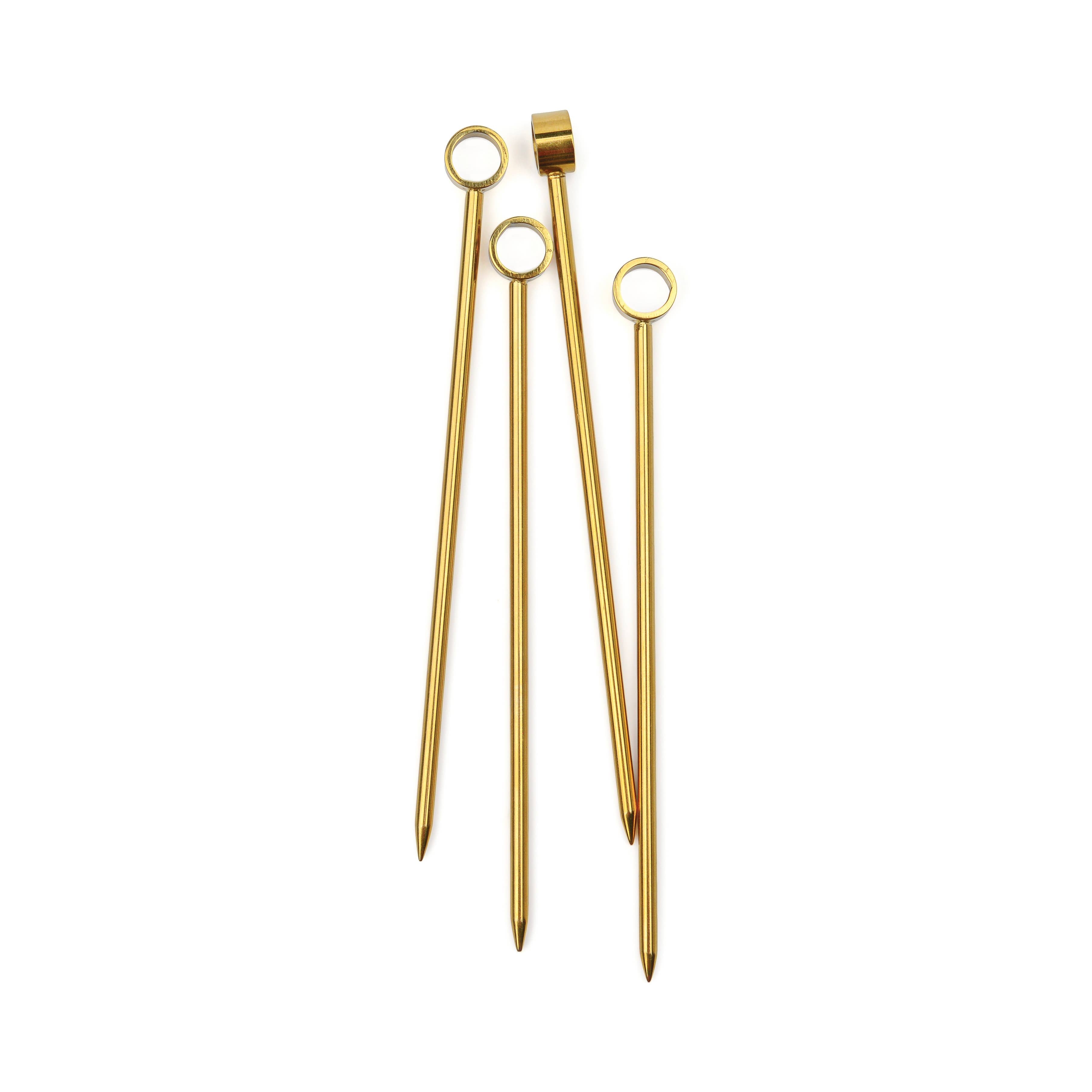 The Owen Cocktail Picks - Gold