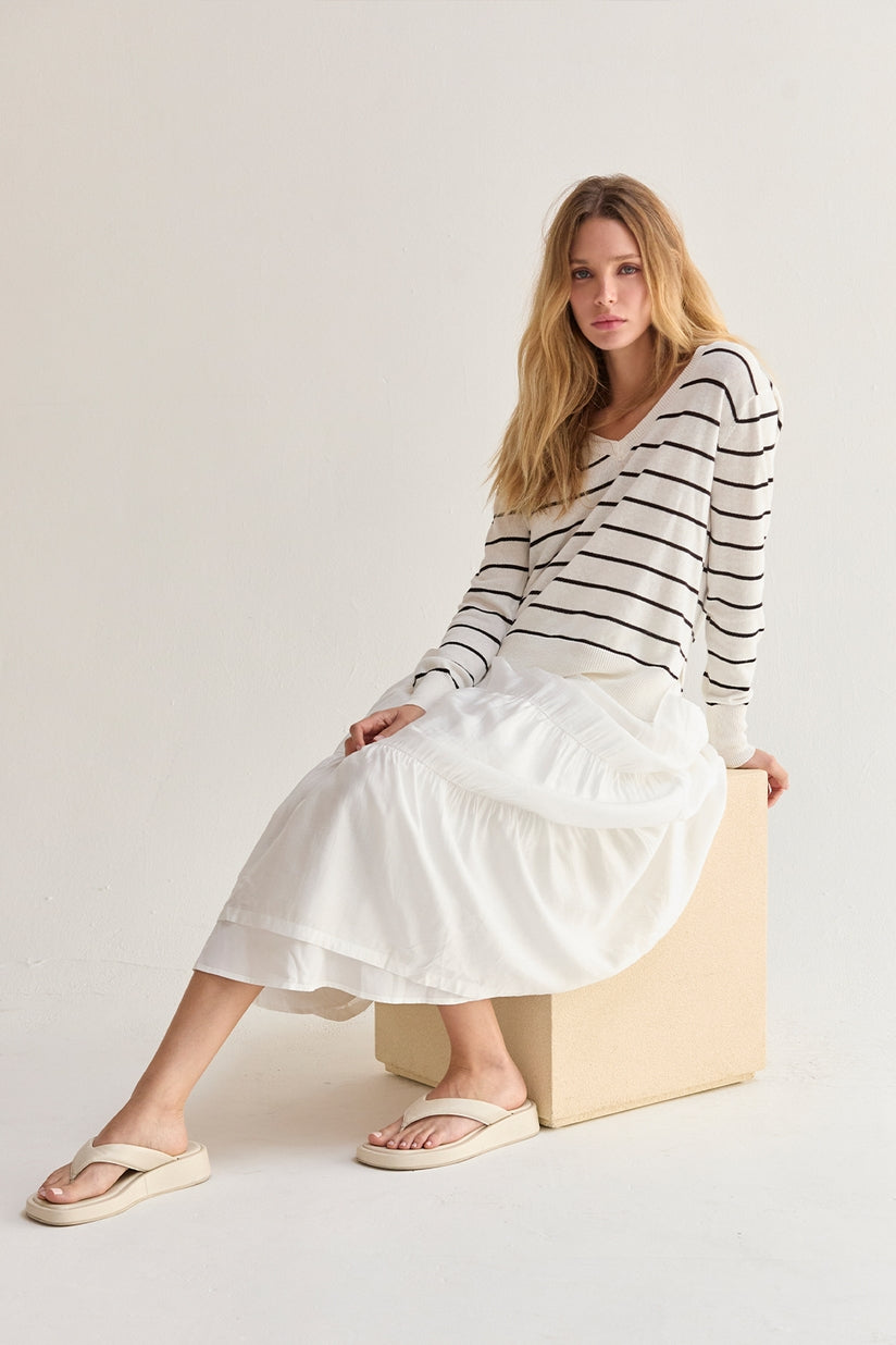 Daisy Tiered Maxi Skirt