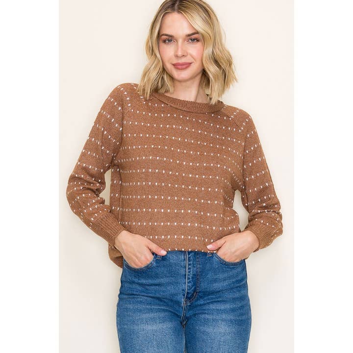 Cinnamon Sprinkle Knit Sweater