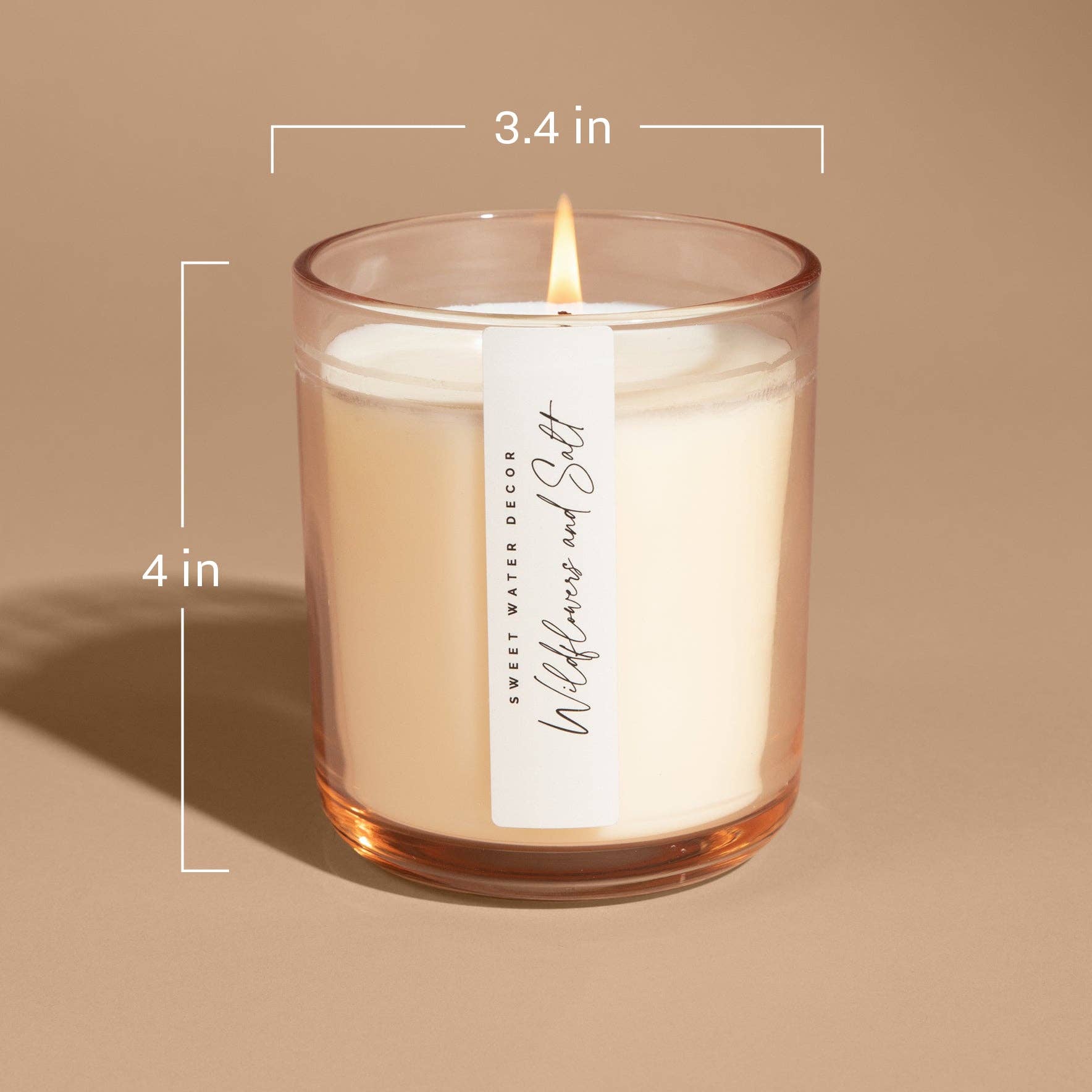 Warm and Cozy Glass Candle